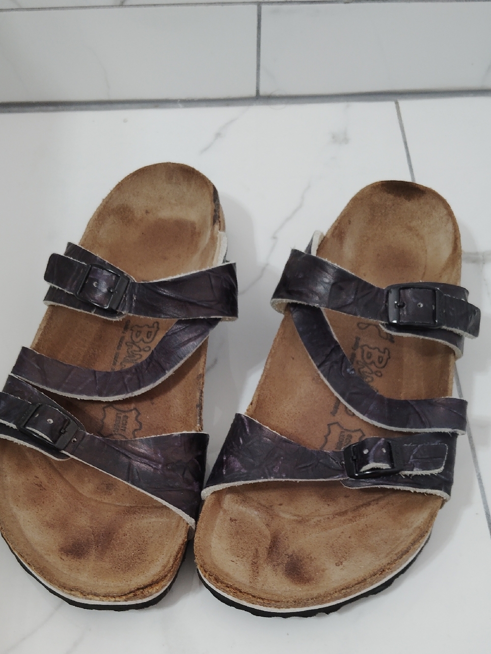 Birkenstock Black two strap Sandal - Picture 2 of 9